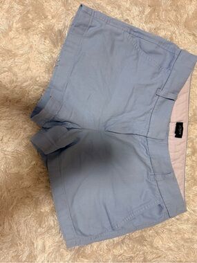 J. Crew Light Blue Cotton Bermuda Shorts